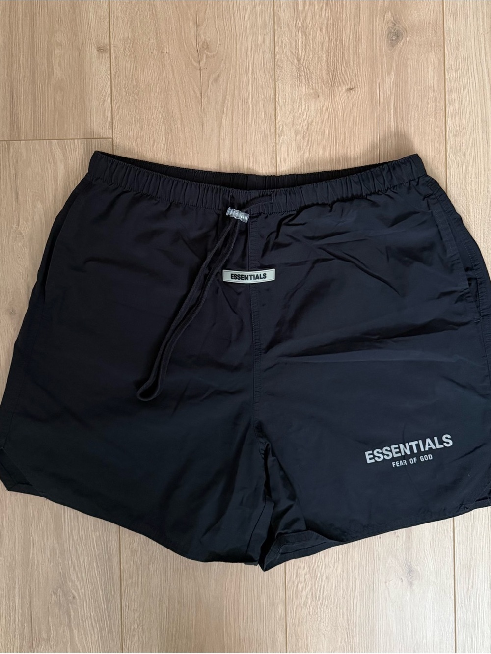 Fear of God Essentials Black Volley Shorts Size S